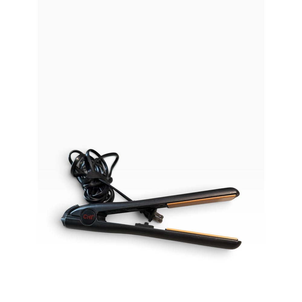 CHI Ceramic Hair Straightening Flat Iron Black 1" Global Beauty Network